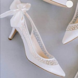 Bella Belle Wedding Kitten Heels-BRAND NEW